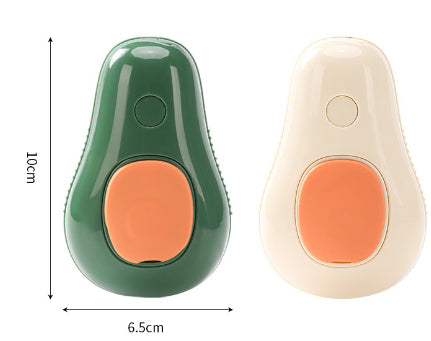 SteamyCat™ Avocado Steam Brush – Self-Cleaning Pet Grooming Comb for Cats & Dogs